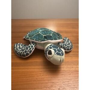 Wild Republic Green Turtle Soft Cuddly Plush Stuffed Animal Toy Kids Children